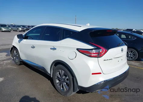 2015 Nissan Murano S из США, поврежденный, VIN 5N1AZ2MG1FN279267